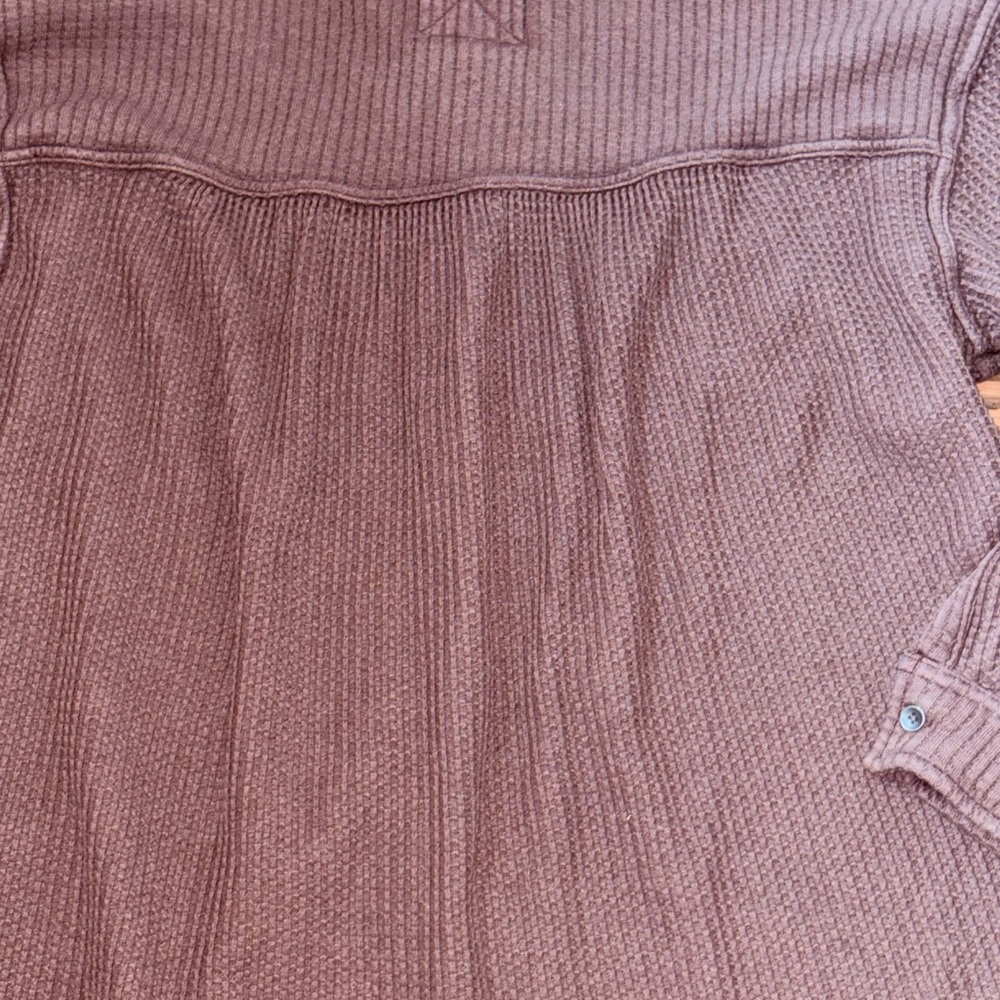 Aerie Real Good Corduroy Textured Waffle Knit Button Down Shacket - XS - Picture 7 of 8